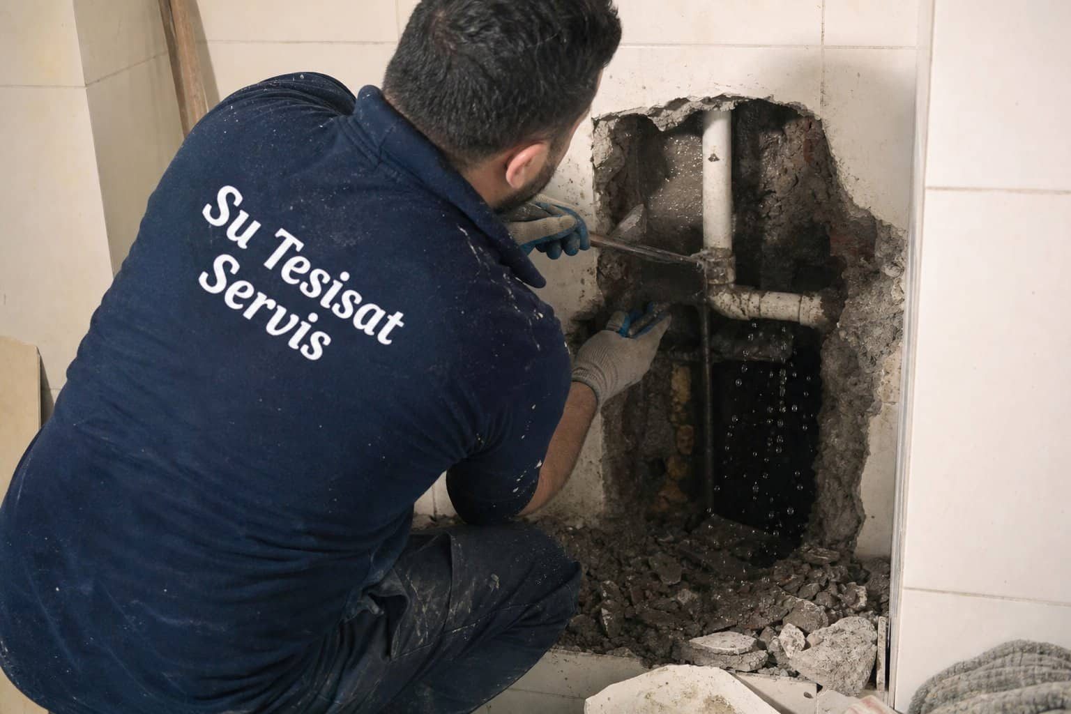 Patlak boru onarımı